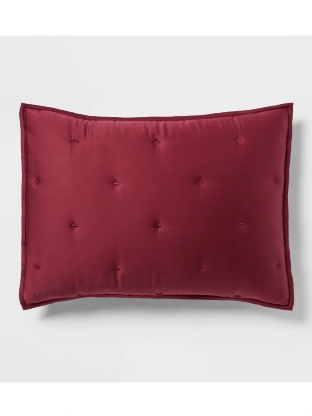 Threshold Tencel Comforter and Sham Set in Wine Red